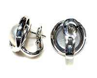 Ohrringe Sommer Dame Collezione Perle in Weißgold Perla CLIP MABE DIA CT 0.28 - CLIP MABE DIA CT 0.28